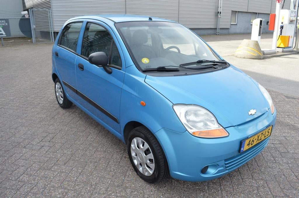 Chevrolet Matiz 0.8 Spirit bj07 elec pak, Auto's, Chevrolet, Voorwielaandrijving, Stof, Gebruikt, Blauw