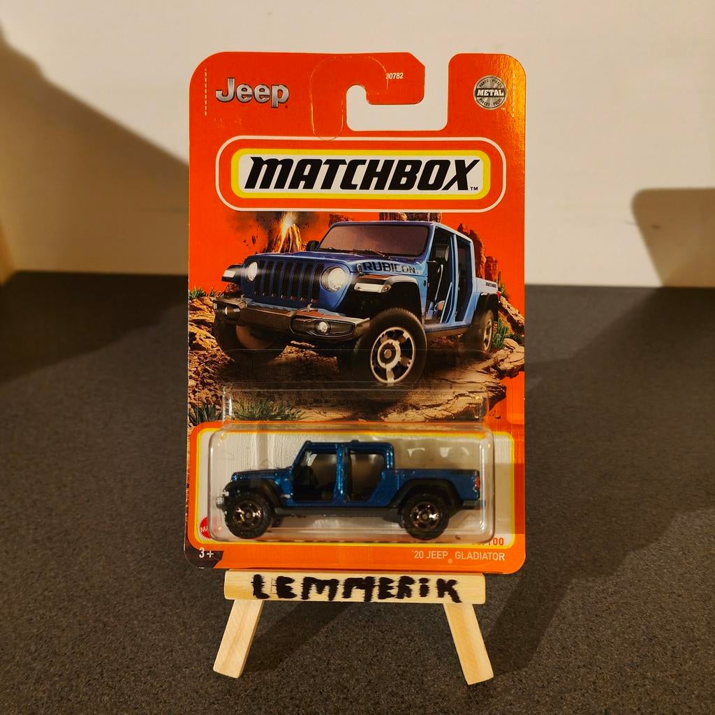 Matchbox '20 Jeep Gladiator Long Card - Nieuw in verpakking, Overige merken, 1:50 of kleiner, Auto, Nieuw