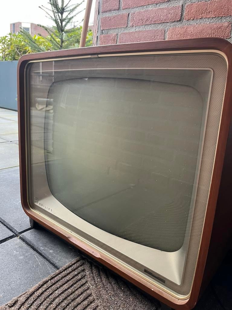 Philips | jaren 60 | CRT beeldbuis TV | vintage, Ophalen