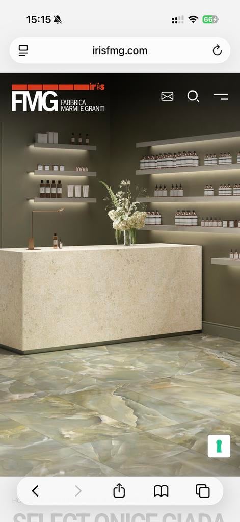 RESTPARTIJ - Prachtige marmer look groene tegels - 60x60, Ophalen, Overige materialen, 30 cm of meer, 50 tot 150 cm