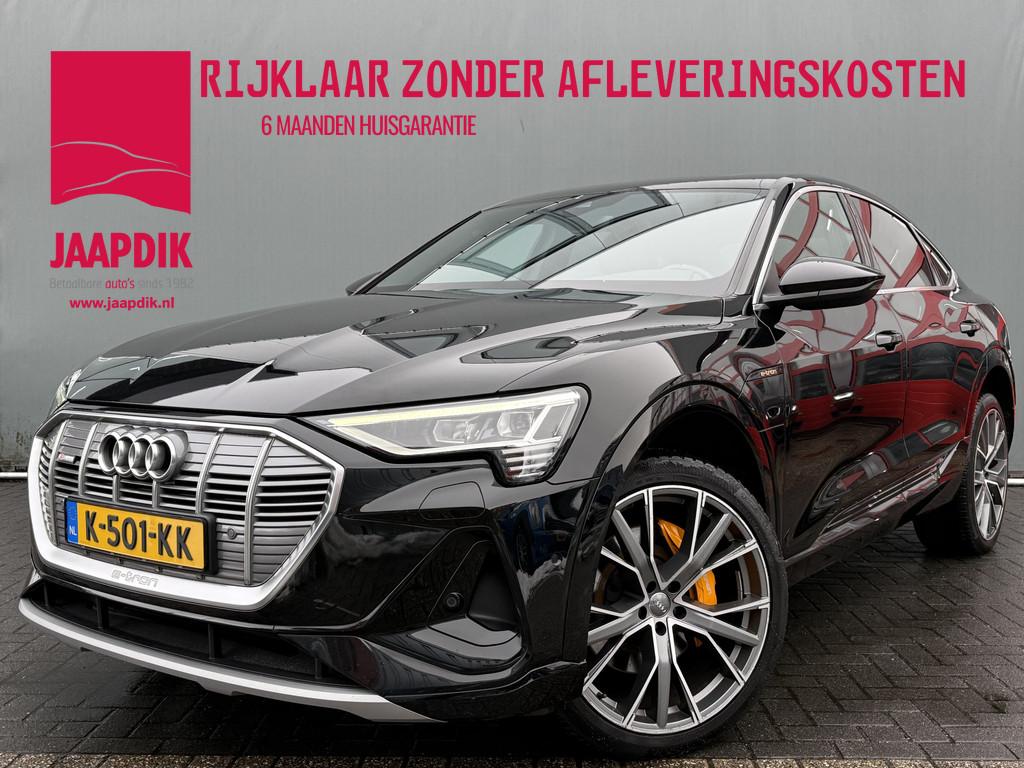 Audi e-tron Sportback BWJ 2020 55 408 PK quattro S edition 9, Automaat, 131 €/maand, Zwart, 95 kWh