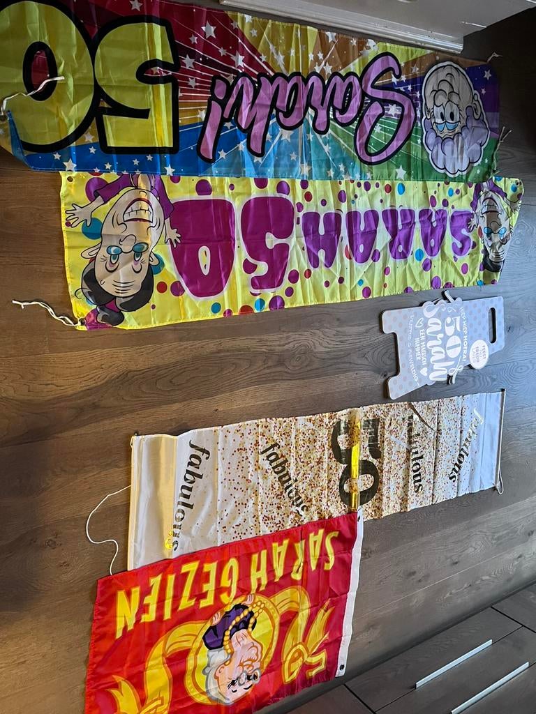 Sarah 50 jaar versierset, Ophalen of Verzenden, Versiering, Abraham of Sarah