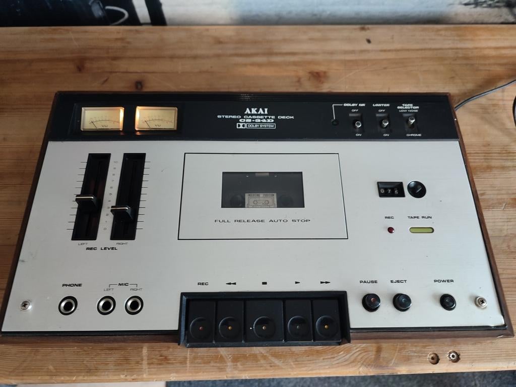 Akai cassette deck cs 34d, Ophalen of Verzenden, Akai