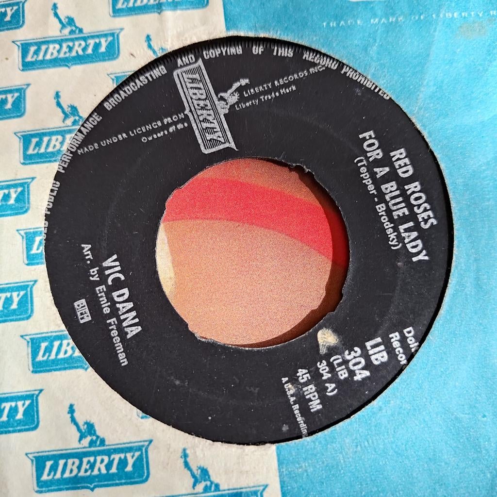 Vic Dana - Red Roses For A Blue Lady (Single 45 RPM), Cd's en Dvd's, Ophalen of Verzenden, 7 inch
