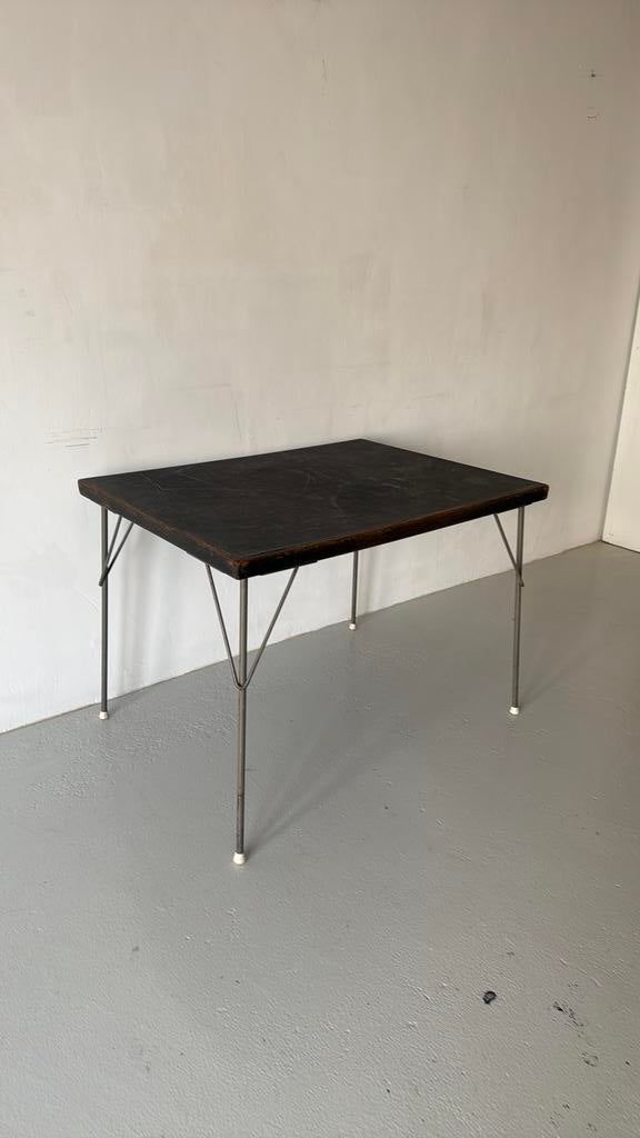 Prachtig Rietveld Gispen tafel hairpin poten orgineel, Ophalen of Verzenden, Zo goed als nieuw, Overige typen