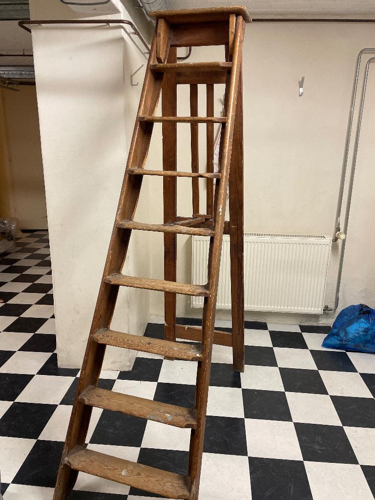 Houten trap, Doe-het-zelf en Verbouw, Ladders en Trappen, Ophalen, Gebruikt, Trap, 2 tot 4 meter