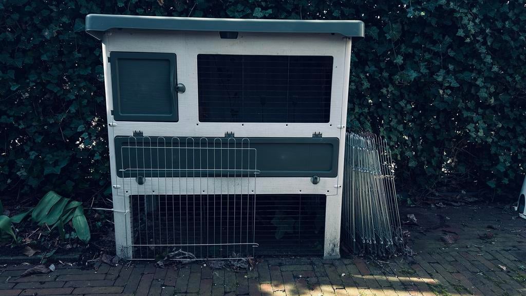 Konijnenhok, Dieren en Toebehoren, Knaagdieren en Konijnen | Hokken en Kooien, Ophalen, 110 cm of meer, Hok, 90 cm of meer