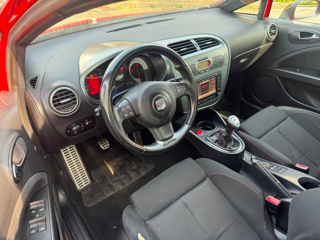 Seat Leon 2.0 TFSI FR CUPRA 2E EIG 241PK KUIPSTOELEN TREKHAA, Voorwielaandrijving, Stof, Gebruikt, 1984 cc