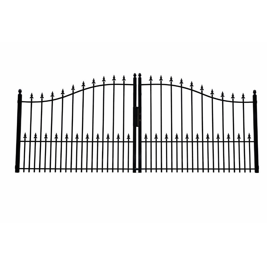 Handgemaakte inrijpoort model: Rome in afmeting 400x150cm, Met poort, Nieuw, Ophalen of Verzenden, Sierhekwerk