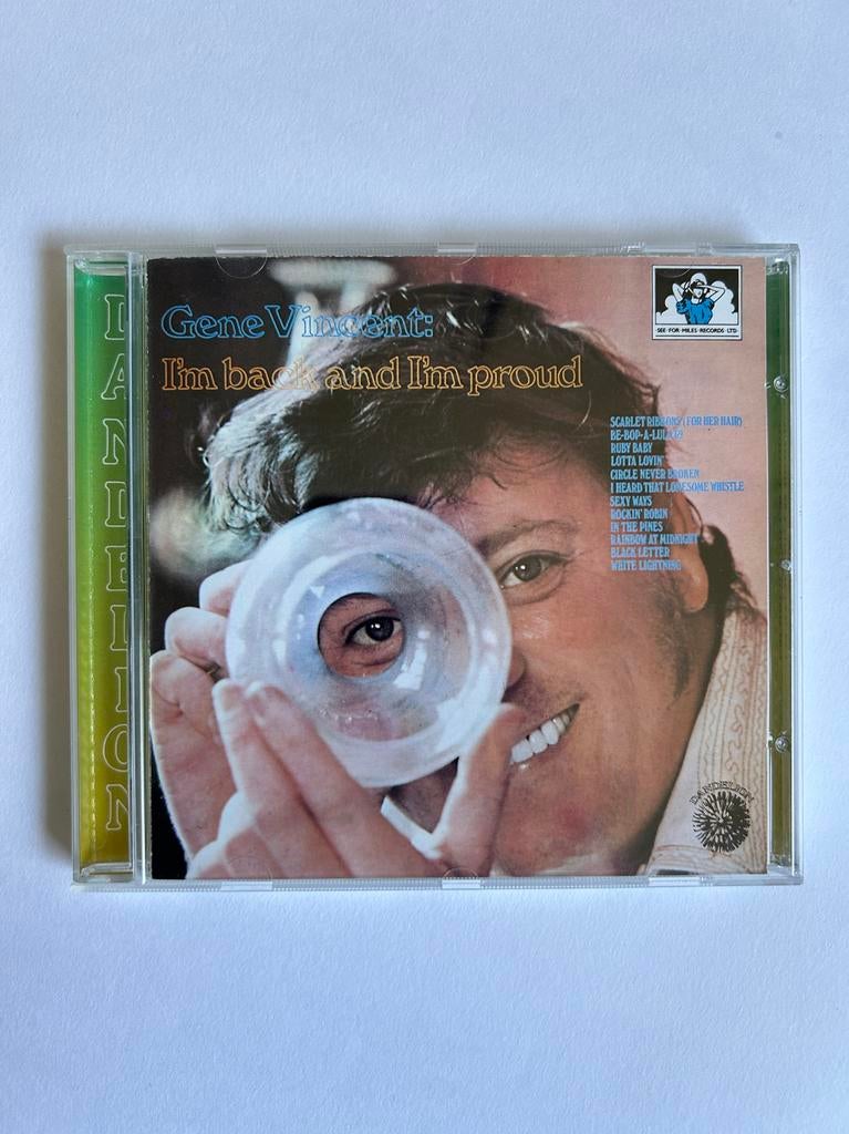 Gene Vincent - I'm Back And I'm Proud CD, Ophalen of Verzenden, Zo goed als nieuw, Rock-'n-Roll