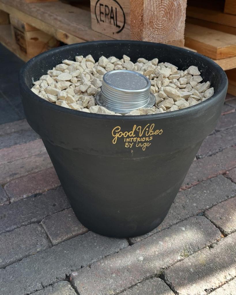 Bio-ethanol brander in bloempot, Ophalen, Nieuw