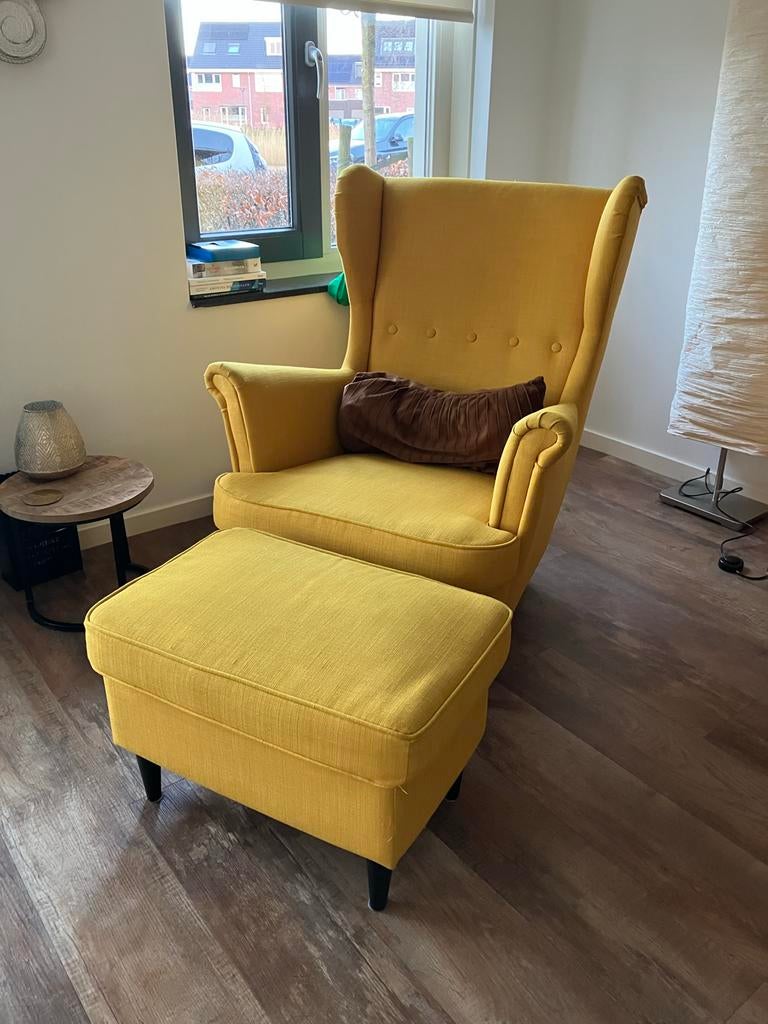 Ikea stoel geel, Huis en Inrichting, Stoelen, Ophalen, Overige kleuren, Zo goed als nieuw, Eén