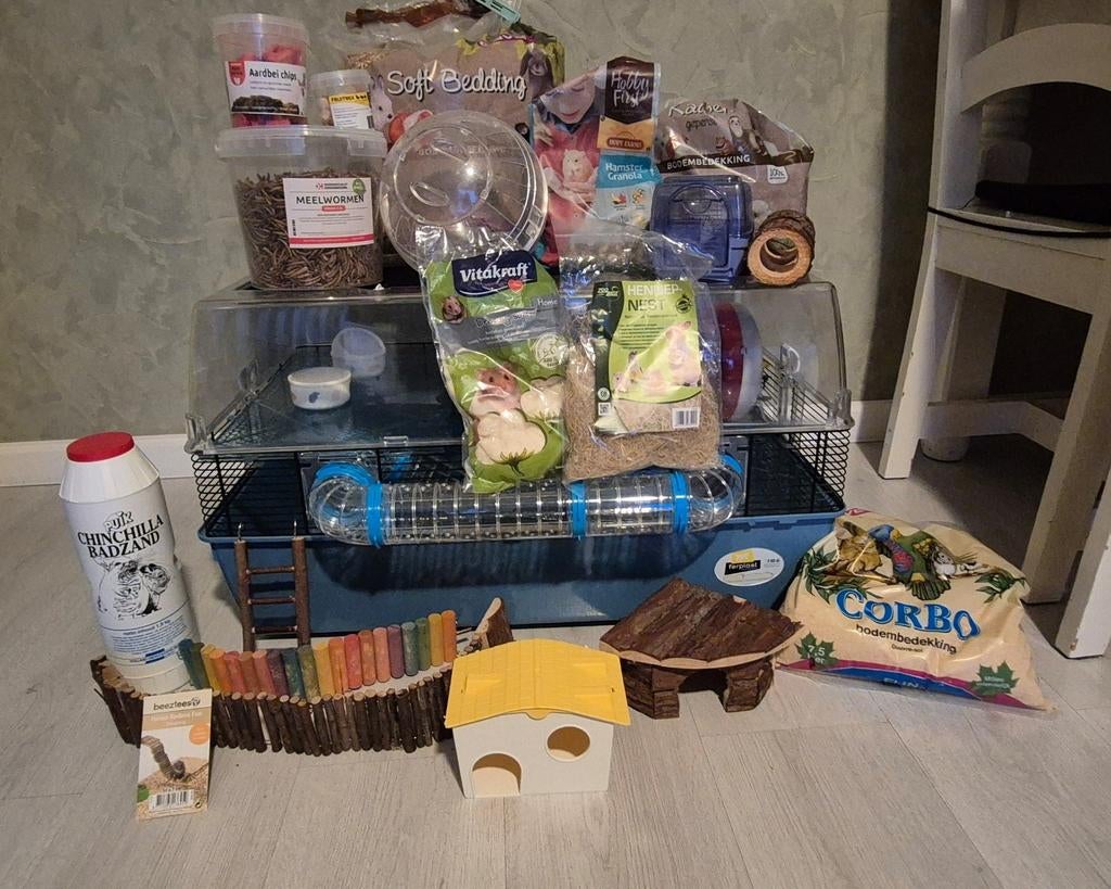 Kleine knaagdieren verblijf/kooi/hok, Dieren en Toebehoren, Kooi, Gebruikt, Minder dan 75 cm, Muis