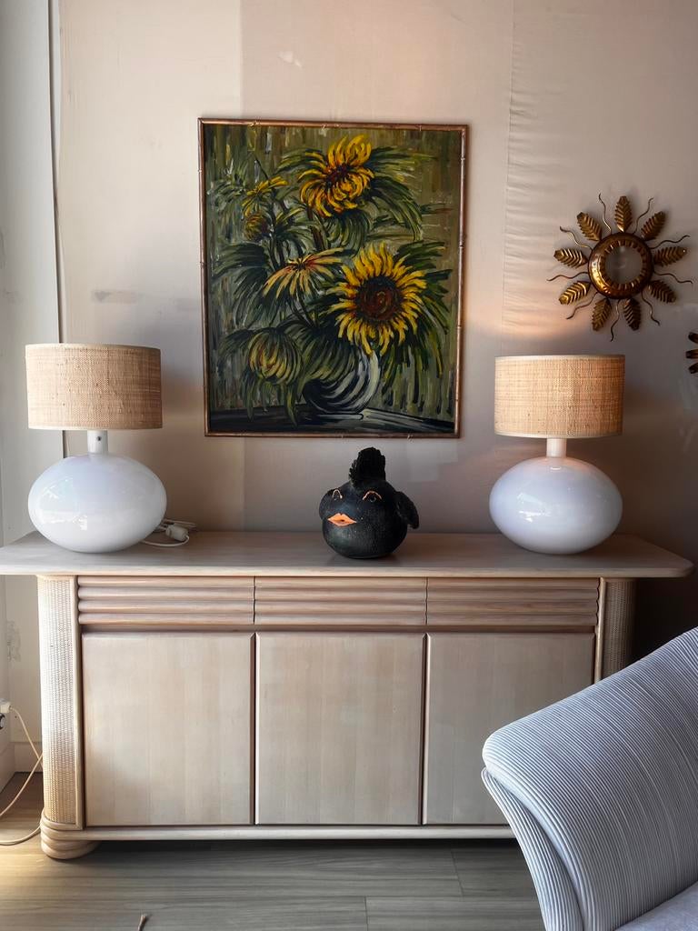 SALE Italiaans design Robert Rattan dressoir, Ophalen, Roberti Rattan, 25 tot 50 cm, X