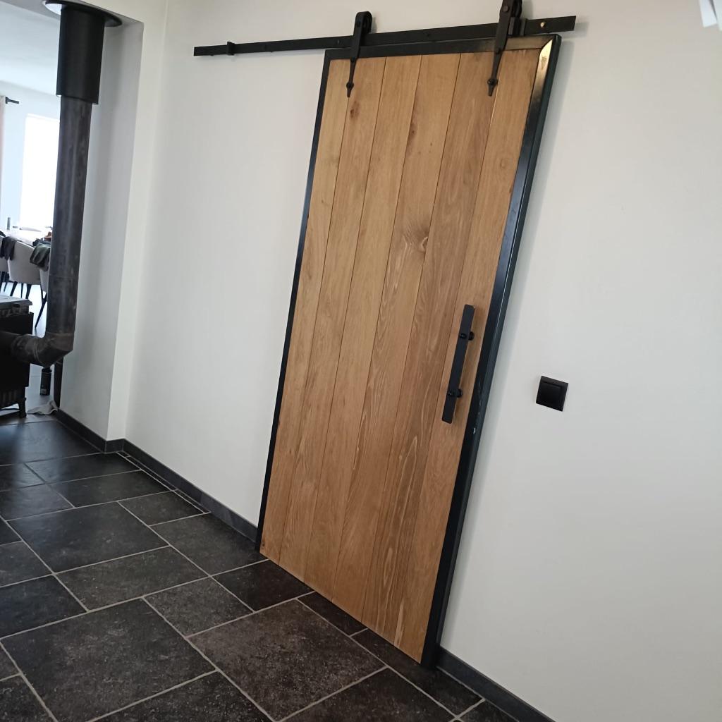 Eiken loftdeur, Ophalen, Zo goed als nieuw