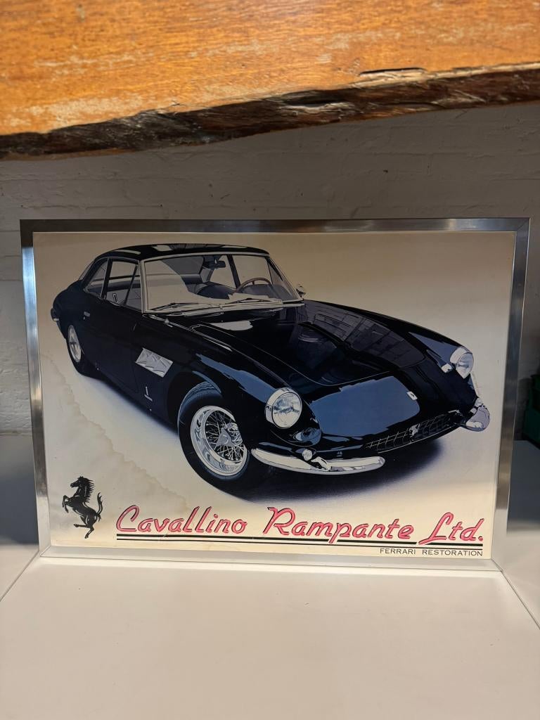 Ferrari Cavallino Rampante LTD Reclame bord, Ophalen, Gebruikt, Auto's
