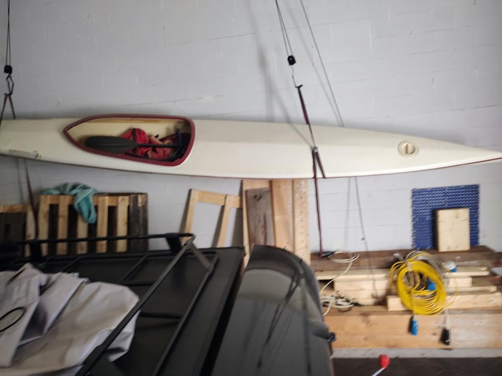 Kajak met peddel., Watersport en Boten, Kano's, Ophalen, Gebruikt, Eén persoon, Met peddels