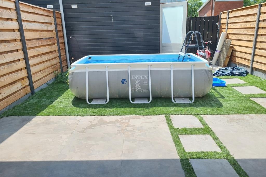 Intex Prism Frame zwembad, complete set, Ophalen, 200 tot 300 cm, 80 tot 120 cm, Zo goed als nieuw