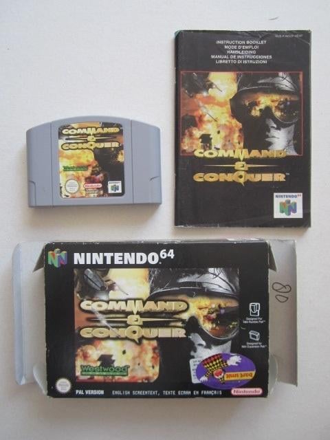 Command and Conquer N64 Nintendo 64, Gebruikt, 1 speler, Ophalen of Verzenden, Vanaf 3 jaar