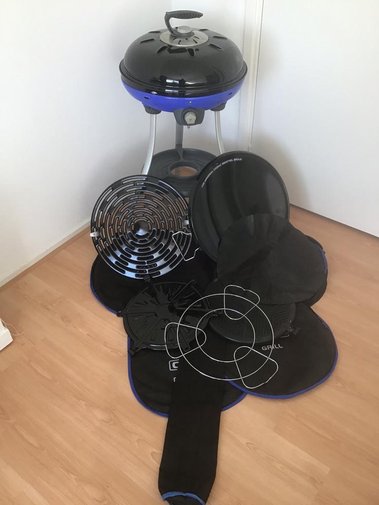 Zeer mooie Cadac skottelbraai carri chef+ accessoires, Ophalen of Verzenden, Zo goed als nieuw
