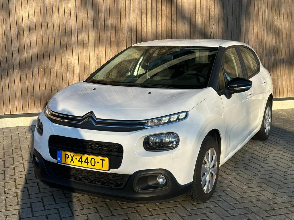 Citroën C3 1.6 Bluehdi 75pk S&S 2017 Wit, Auto's, Voorwielaandrijving, 450 kg, 4 cilinders, Wit