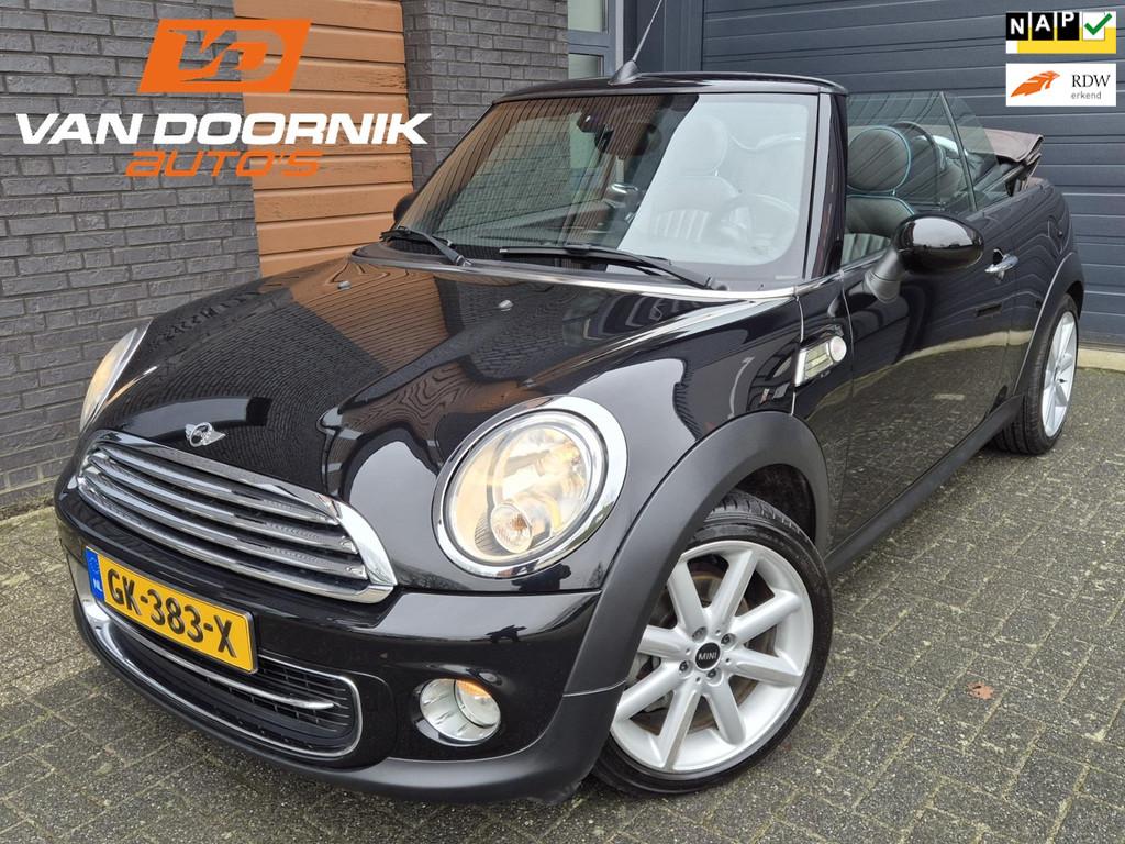 Mini Mini Cabrio 1.6 Cooper Cabrio Highgate Leder/Airco/Orig, Auto's, Mini, Gebruikt, Euro 6, 4 cilinders, Cabriolet