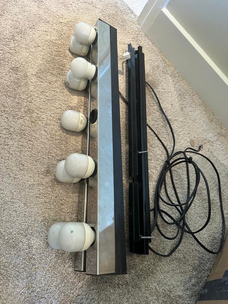 IKEA Hollywood Make-up Lampen voor Inbouw, Ophalen of Verzenden, Gebruikt, Metaal