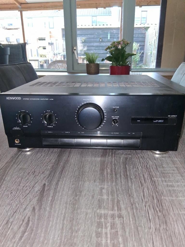 versterker kenwood, Overige merken, Ophalen of Verzenden, 120 watt of meer, Gebruikt