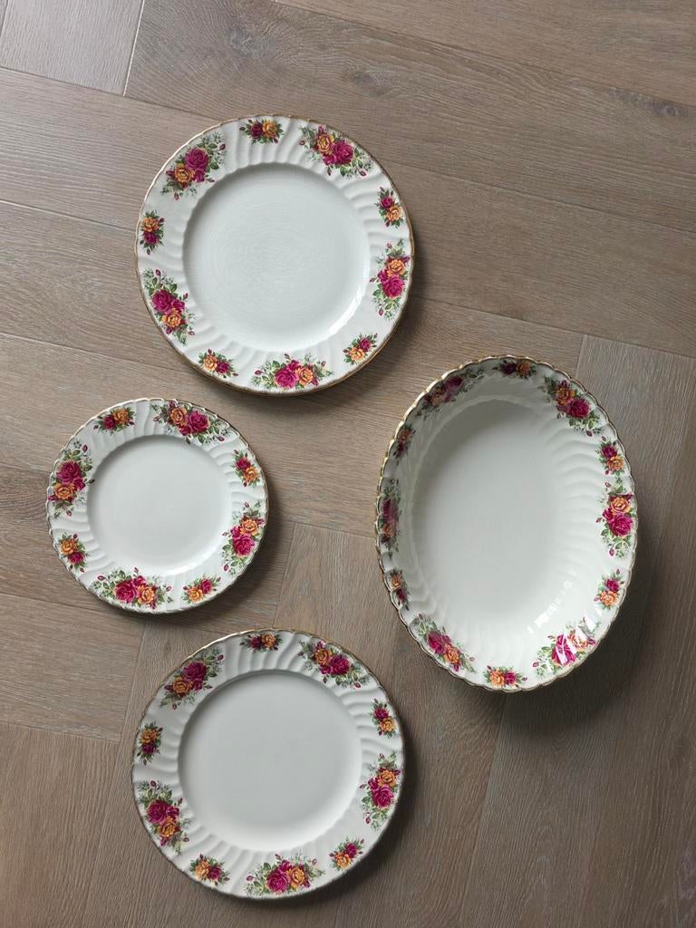 Prachtige set Aynsley 'English Ironstone' Staffordshire, Antiek en Kunst, Antiek | Servies compleet, Ophalen of Verzenden