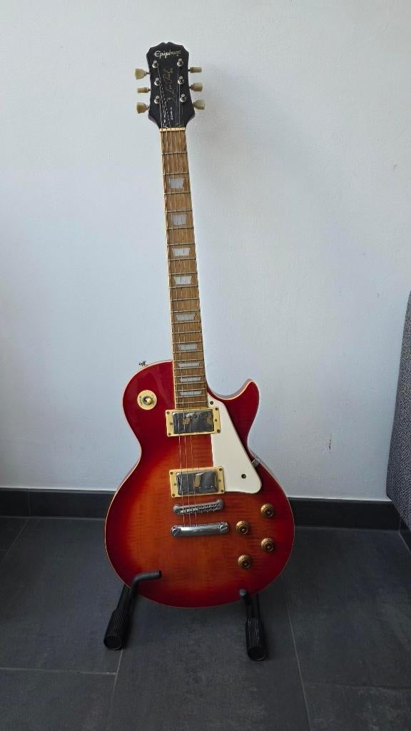 Epiphone Les Paul Standard Sunburst., Ophalen, Gebruikt, Solid body, Epiphone
