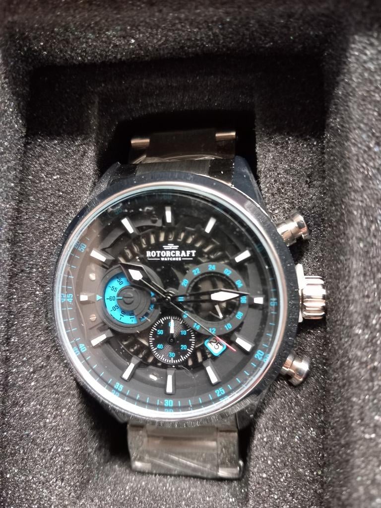 Rotorcraft heren horloge nieuw. NU €50,-, Ophalen, Nieuw, Staal, Overige merken