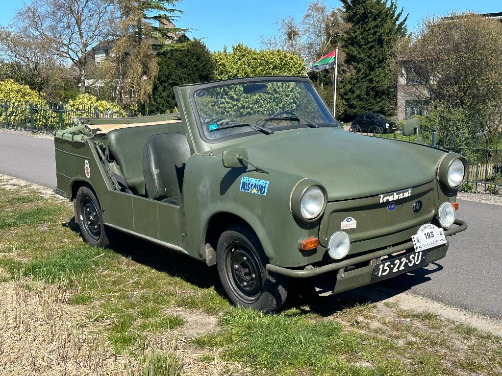 Trabant 601 Kubel 1971, Auto's, Overige Auto's, Particulier, Benzine, Cabriolet, Handgeschakeld, Origineel Nederlands, Groen, Overige kleuren