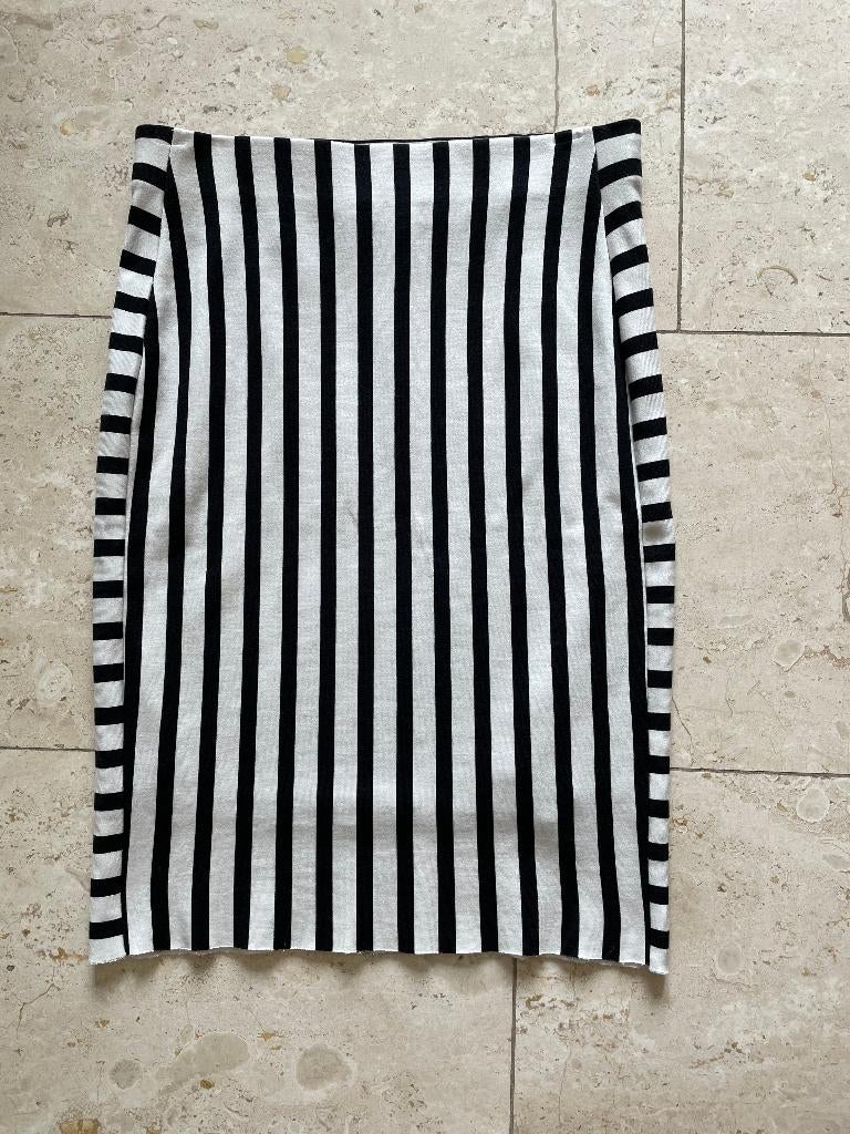 Marccain: z.g.a.n. zwart-wit rokje maat 36 (N2), Verzenden, Zwart, Zo goed als nieuw, Knielengte