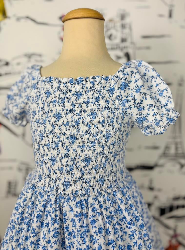 Ralph Lauren floral zomerjurk met smokwerk maat 7, Ralph Lauren, Jurk of Rok, Ralph Lauren EU, Verzenden