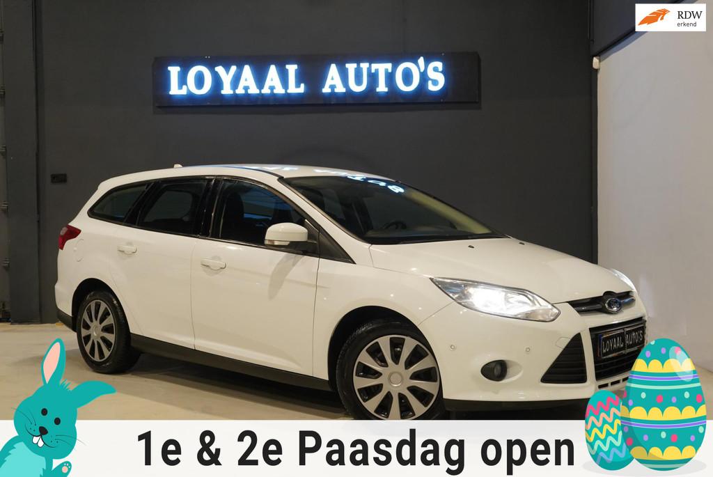 Ford Focus Wagon 1.0 EcoBoost Edition | AIRCO PDC | NAP | AP, Euro 5, 101 pk, Gebruikt, Wit