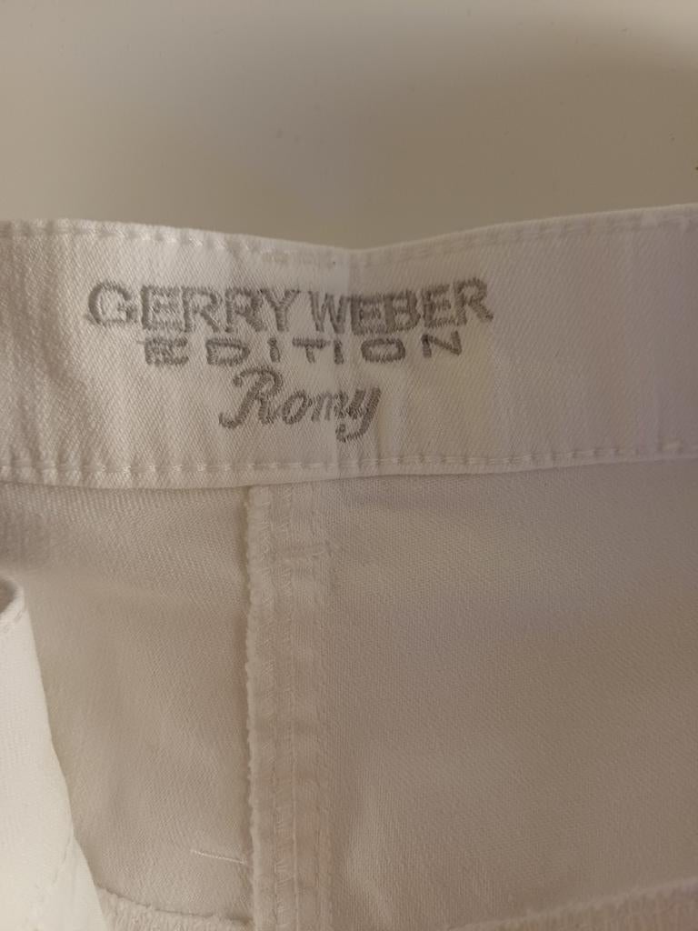 Gerry Weber " Romy", Ophalen of Verzenden, Zo goed als nieuw, Wit, Broek of Spijkerbroek