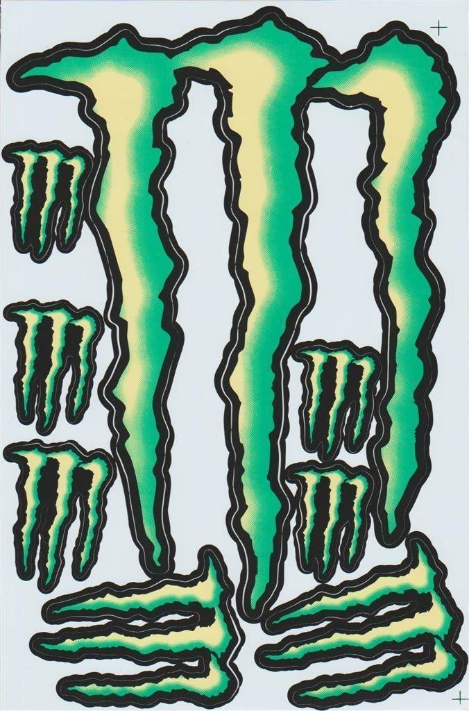 Monster Energy stickervel #9, Ophalen of Verzenden, Nieuw, Bedrijf of Vereniging