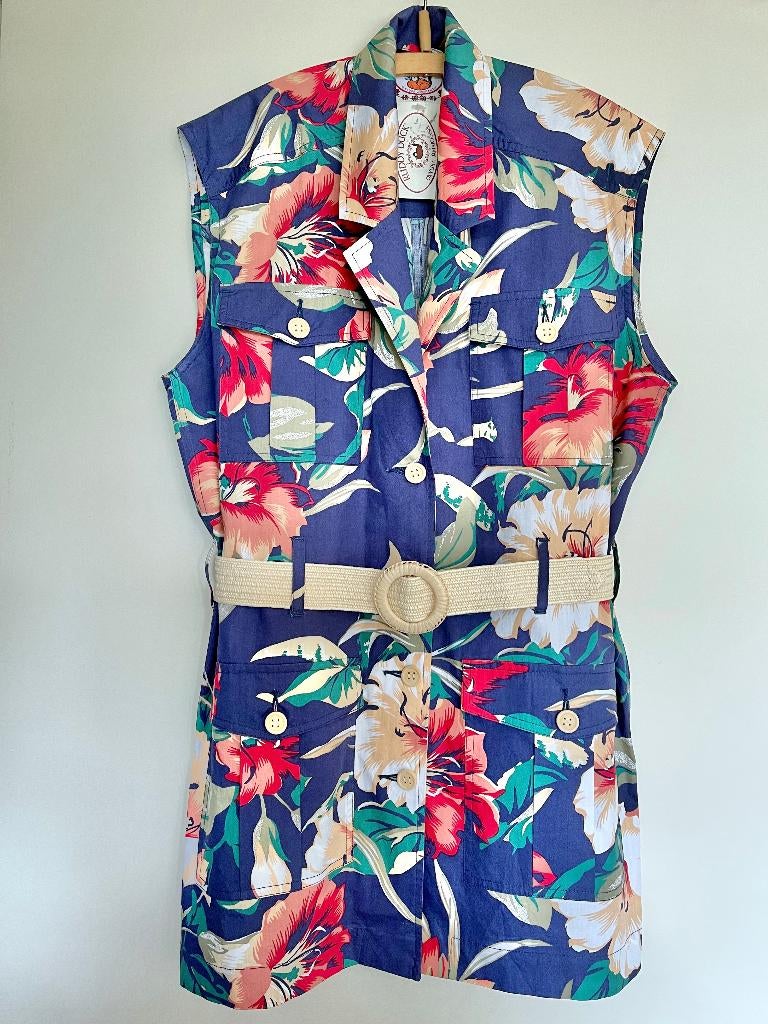 multicolour mouwloze blazer van katoen van Ruddy Duck, Ruddy Duck, Overige kleuren, Maat 42/44 (L), Nieuw