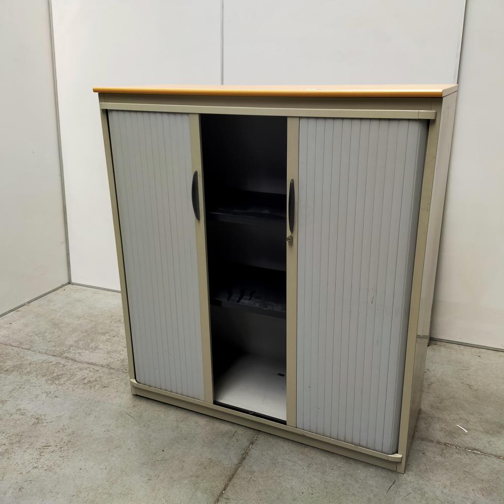 Steelcase roldeurkast - 132x120x46 cm, Niet ingevuld, Gebruikt, Niet ingevuld, Niet ingevuld