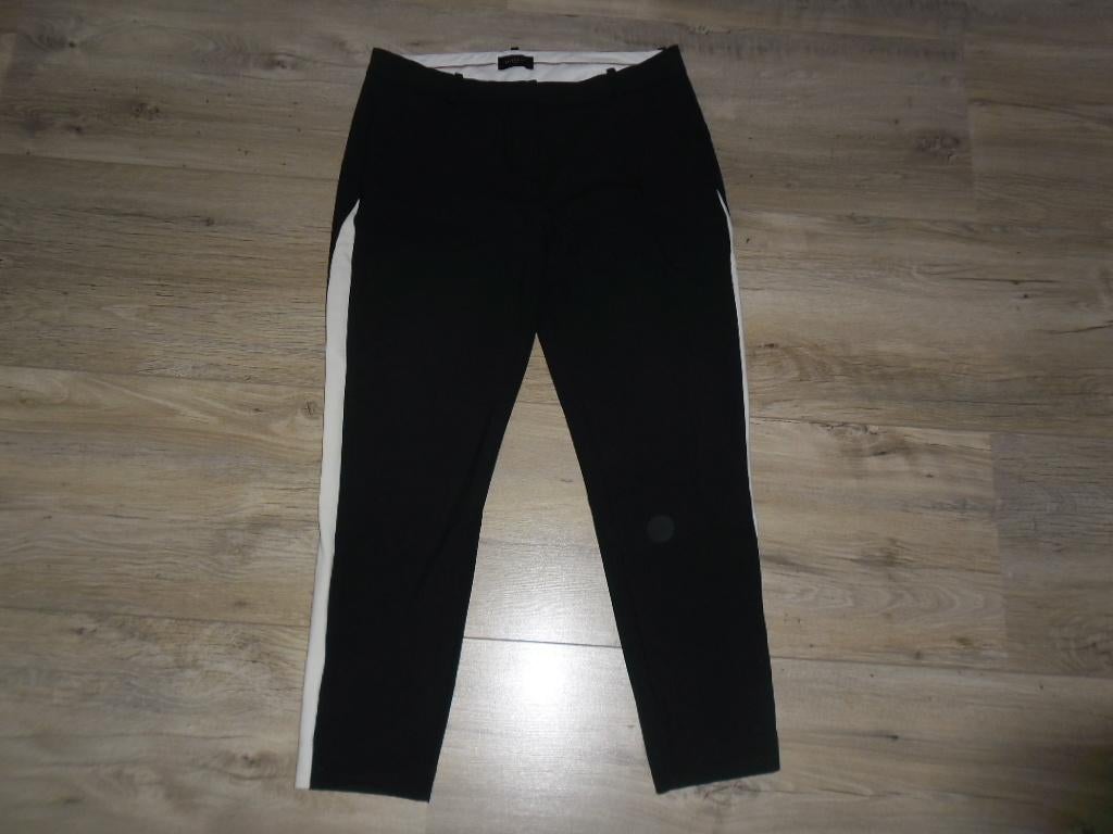 Five Units Donkerblauwe Broek Witte Bies Kylie Crop Maat 29, Kleding | Dames, Broeken en Pantalons, Zo goed als nieuw, Maat 38/40 (M)