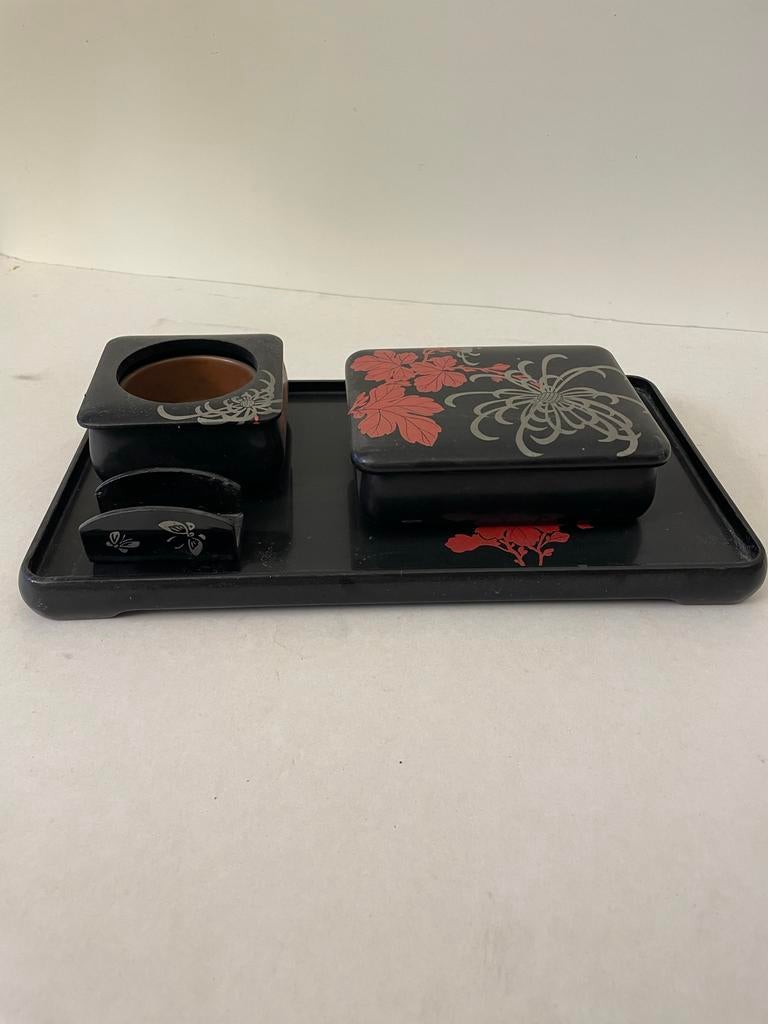 Vintage Japanse Tosoki Lakwerk rook Set., Ophalen of Verzenden