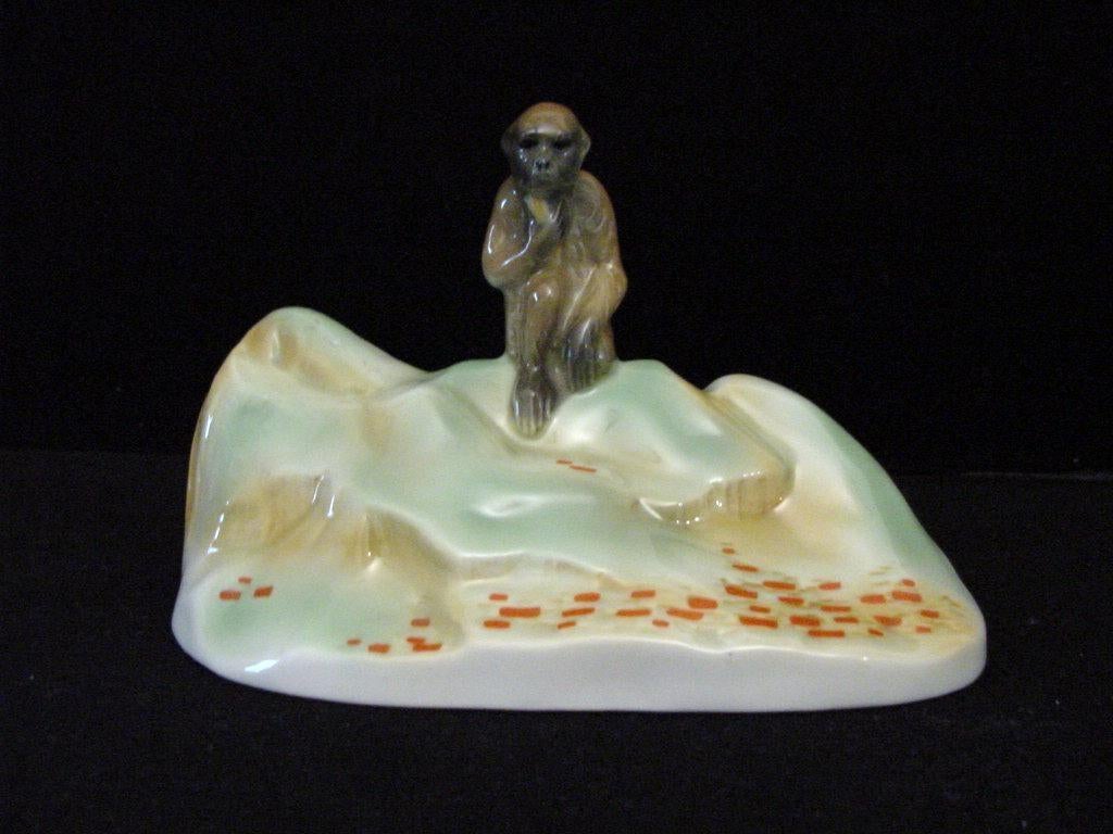 aap op rots Keramika Lauenstein, Antiek en Kunst, Ophalen of Verzenden