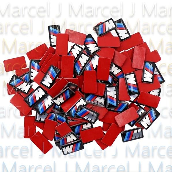 BMW M SET STICKERS VOOR VELGEN, Ophalen of Verzenden