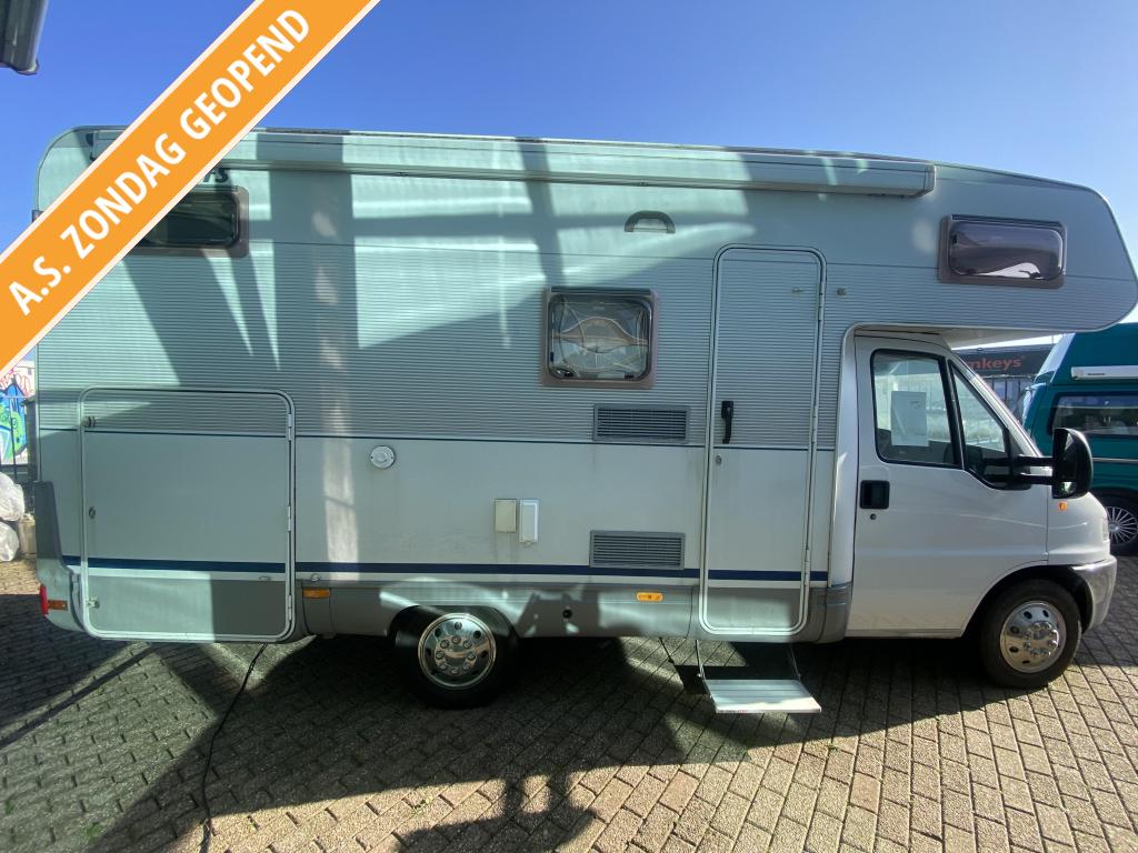 Dethleffs Globetrotter 6 PERS Met stapelbed &amp;XXL, Alkoof, Ringverwarming, Fiat, Treinzit