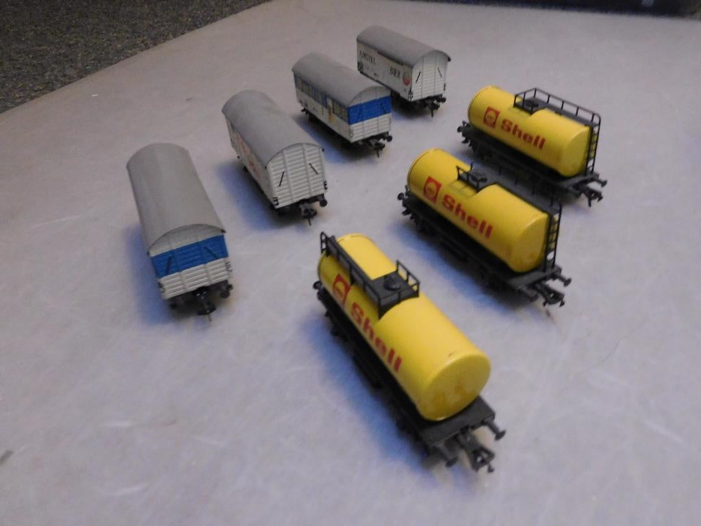 Fleischmann H0 wagons, Gebruikt, Gelijkstroom, Fleischmann, Wagon