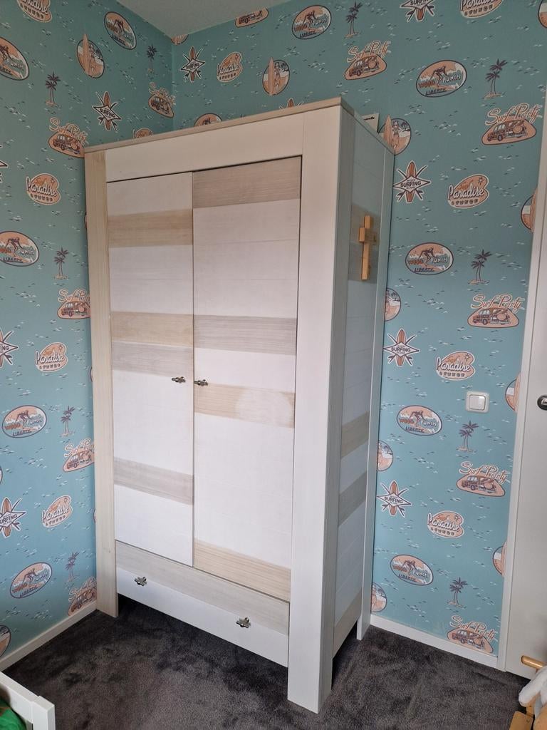 Kinderkamer Coming Kids Strand & IKEA peuterbed, Kinderen en Baby's, Ophalen, Gebruikt, Kast, 50 tot 70 cm