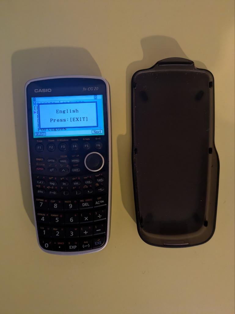 Casio FX cg 20, Ophalen of Verzenden, Grafische rekenmachine, Gebruikt