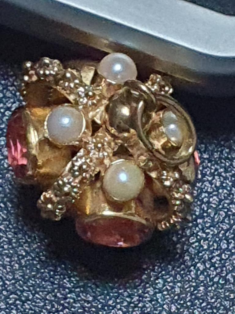 Zeldzaam Prachtig sieraad 18  karaat 12gram., Ophalen of Verzenden, Zo goed als nieuw, Met edelsteen, Goud