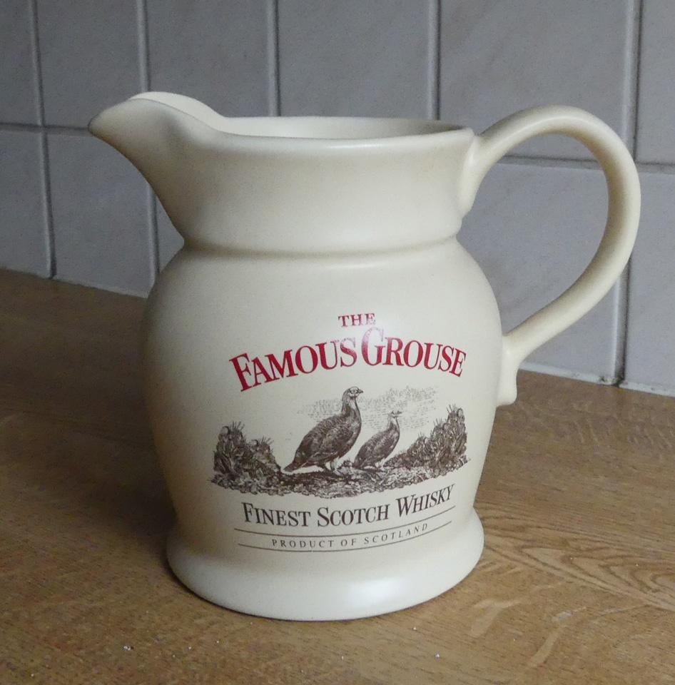 The Famous Grouse Scotch whisky waterkan whiskykan Wade, Verzamelen, Ophalen of Verzenden, Gebruikt, Gebruiksvoorwerp