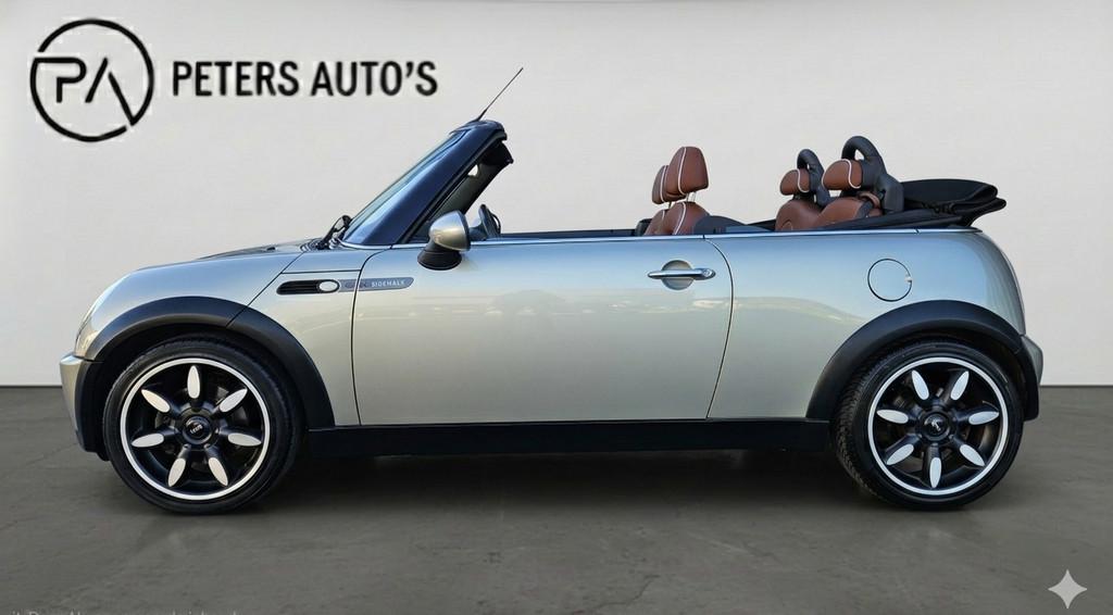 Mini Mini Cabrio 1.6 Cooper Sidewalk/Leder/Stoelverwarming/X, Voorwielaandrijving, Gebruikt, 4 cilinders, Cabriolet